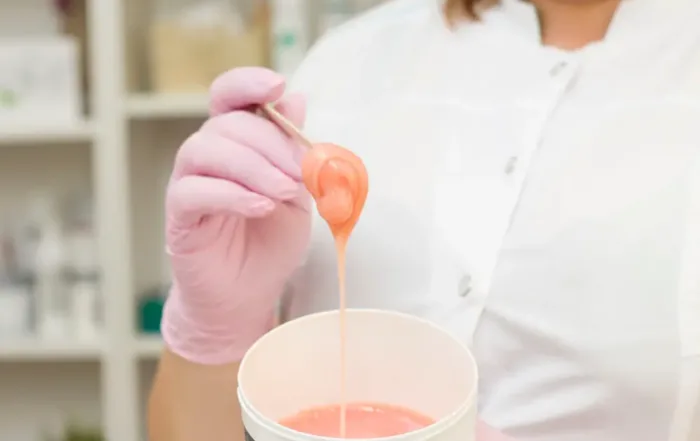 esthetician holland a waxing jar