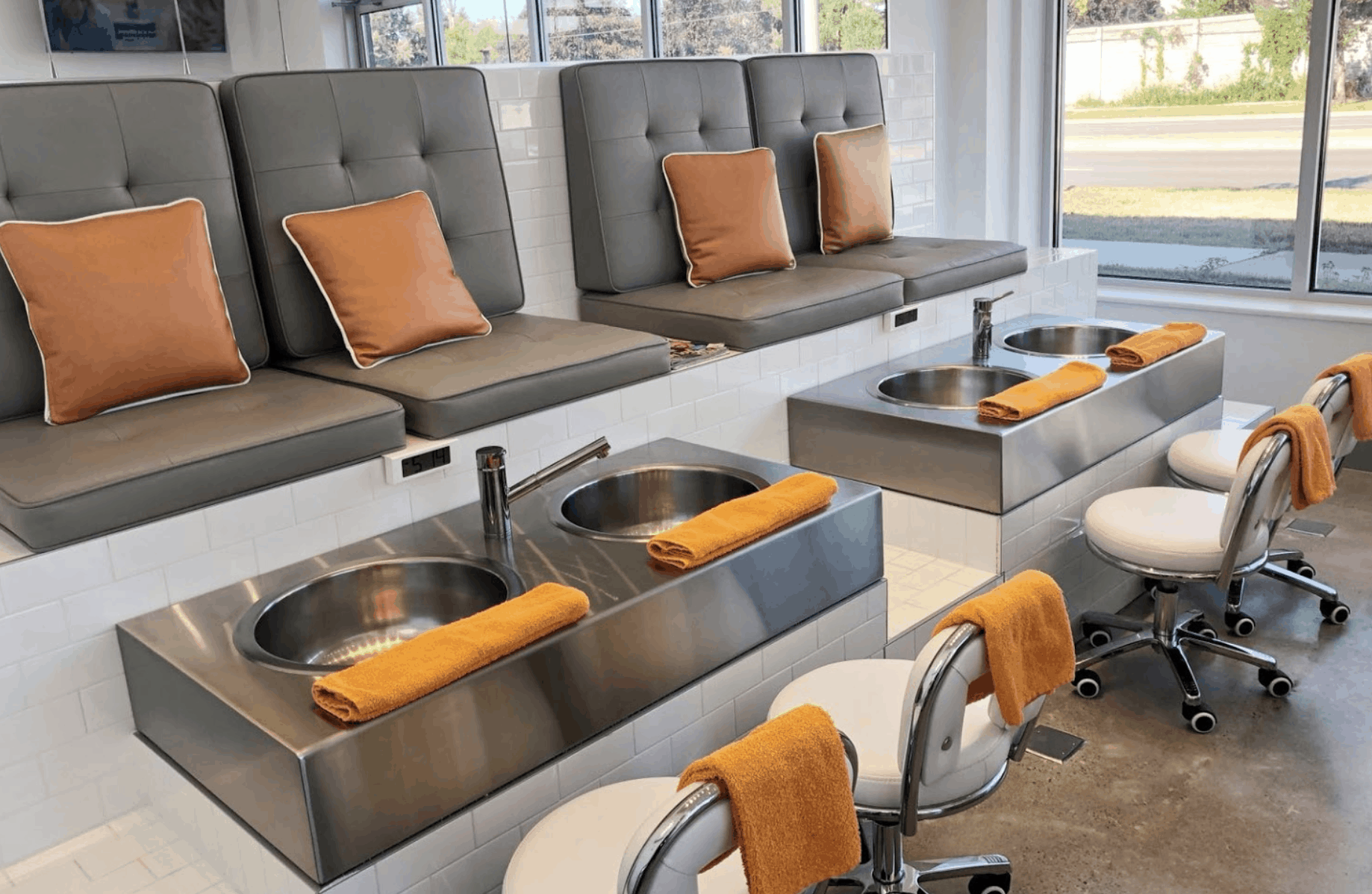 pedicure station at THE TEN SPOT® ajax