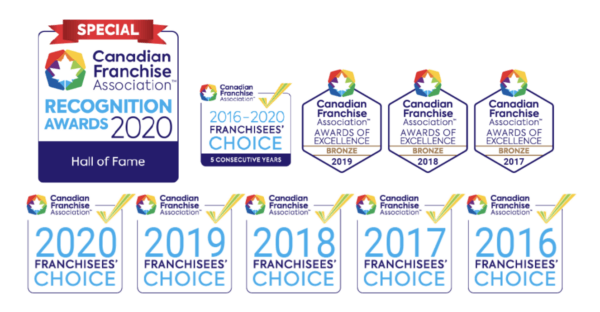 canadian franchise organization awards