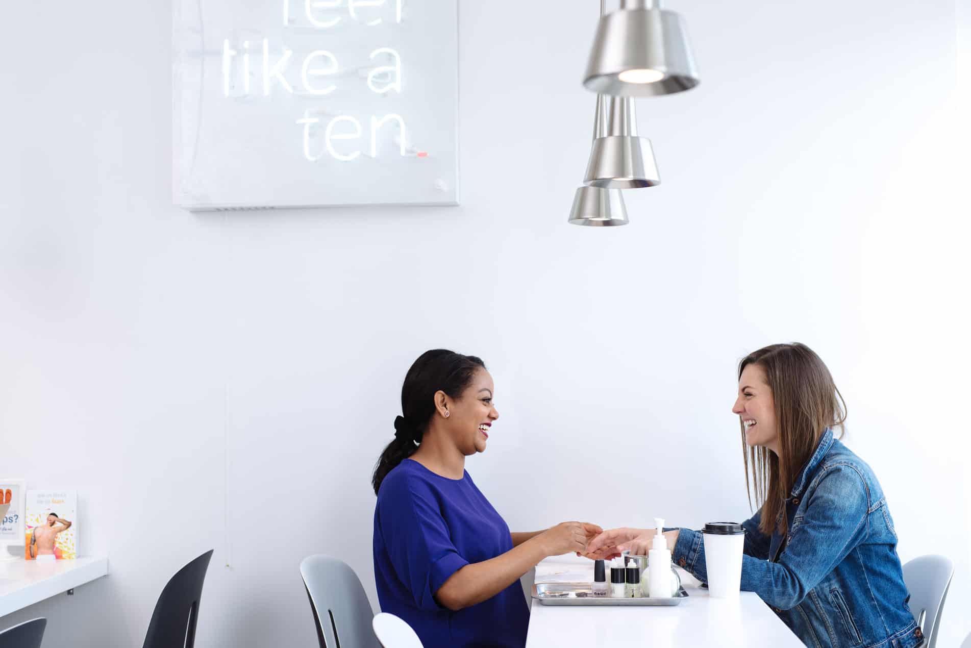 manicure at THE TEN SPOT® beaches