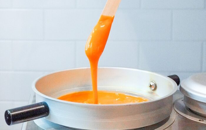 Hot wax for bikini wax